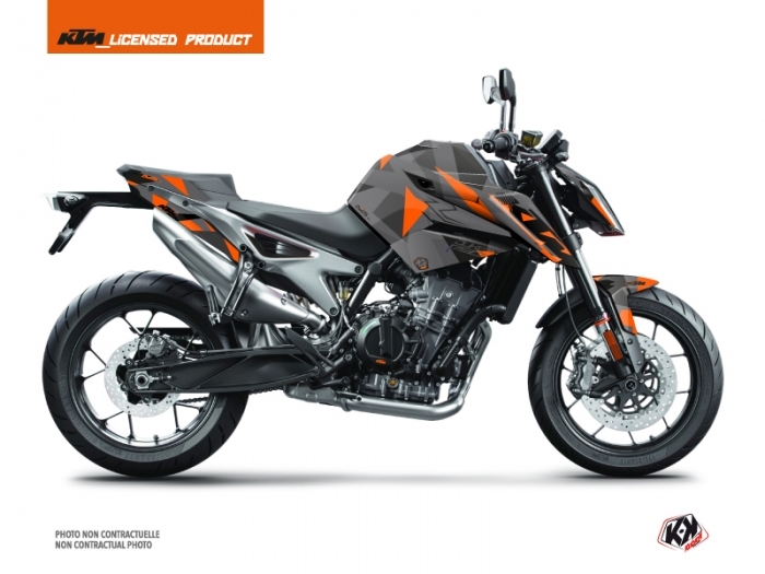 KIT DÉCO DELTA MOTO KTM DUKE 790 NOIR-ORANGE