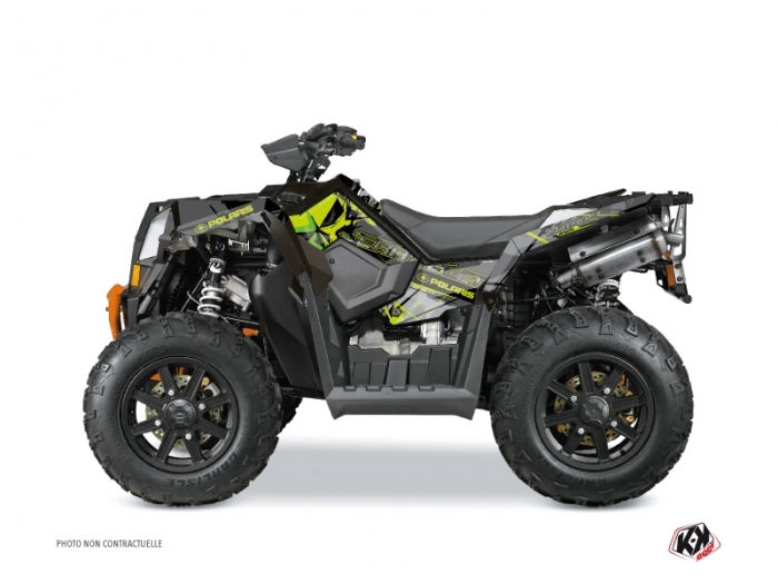 KIT DÉCO EVIL QUAD POLARIS SCRAMBLER 1000 XP GRIS-VERT