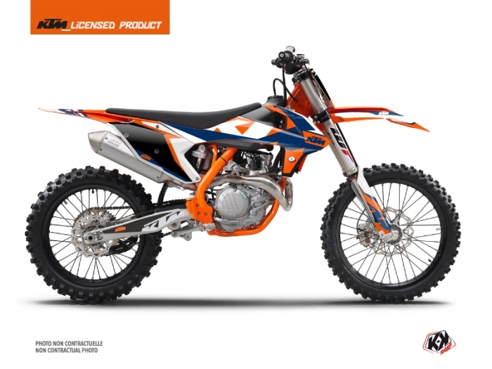 KIT DÉCO GRAVITY MOTOCROSS KTM SXF 250 BLEU
