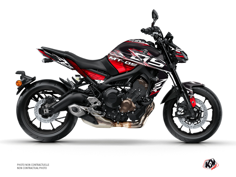 KIT DÉCO MISSION MOTO YAMAHA MT 09 ROUGE