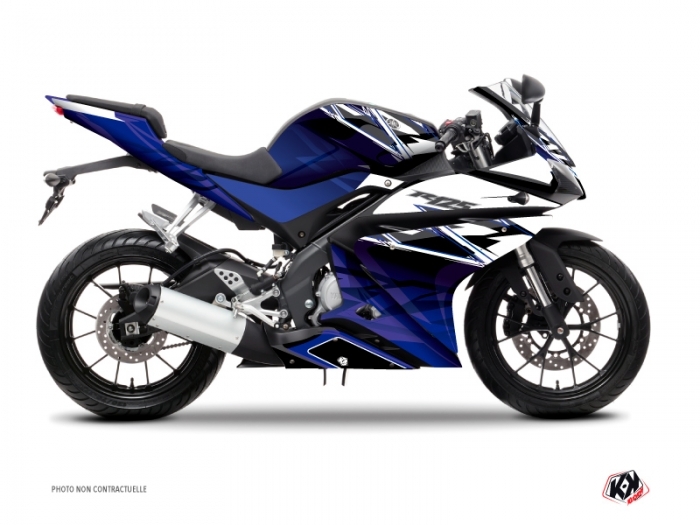 KIT DÉCO MISSION MOTO YAMAHA R125 BLEU