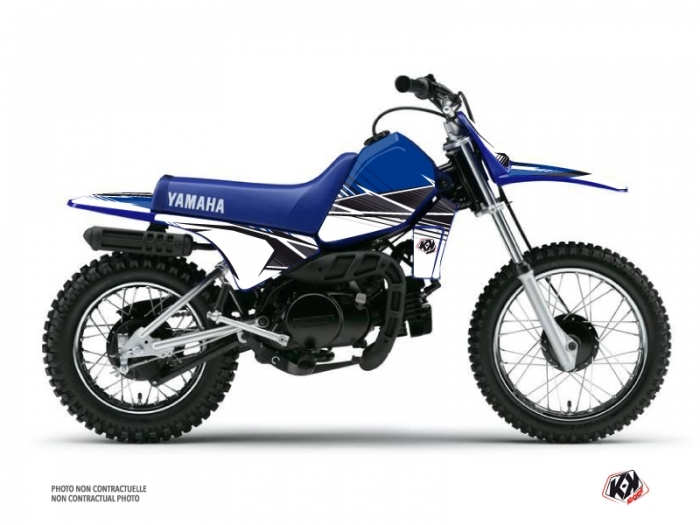 KIT DÉCO STRIPE MOTOCROSS YAMAHA PW 80 BLEU