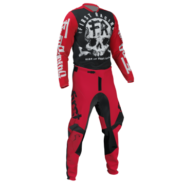 data skull outfit red