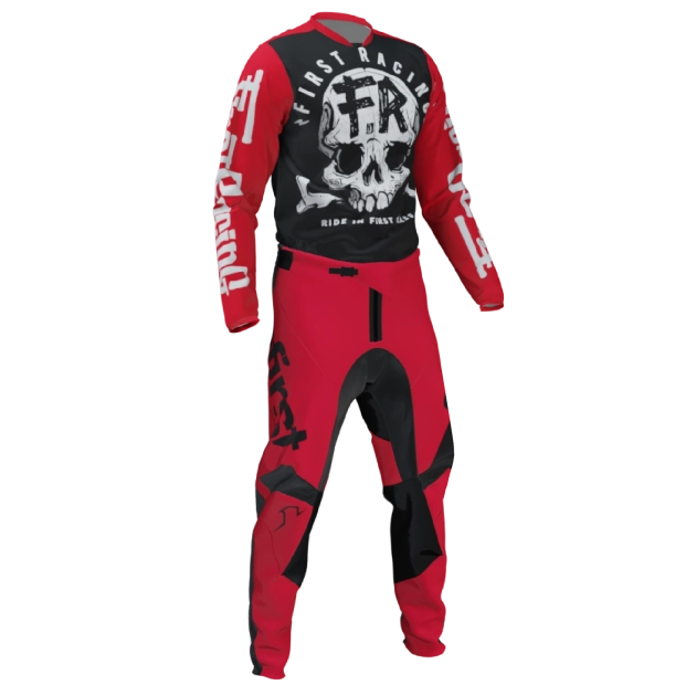 data skull outfit red