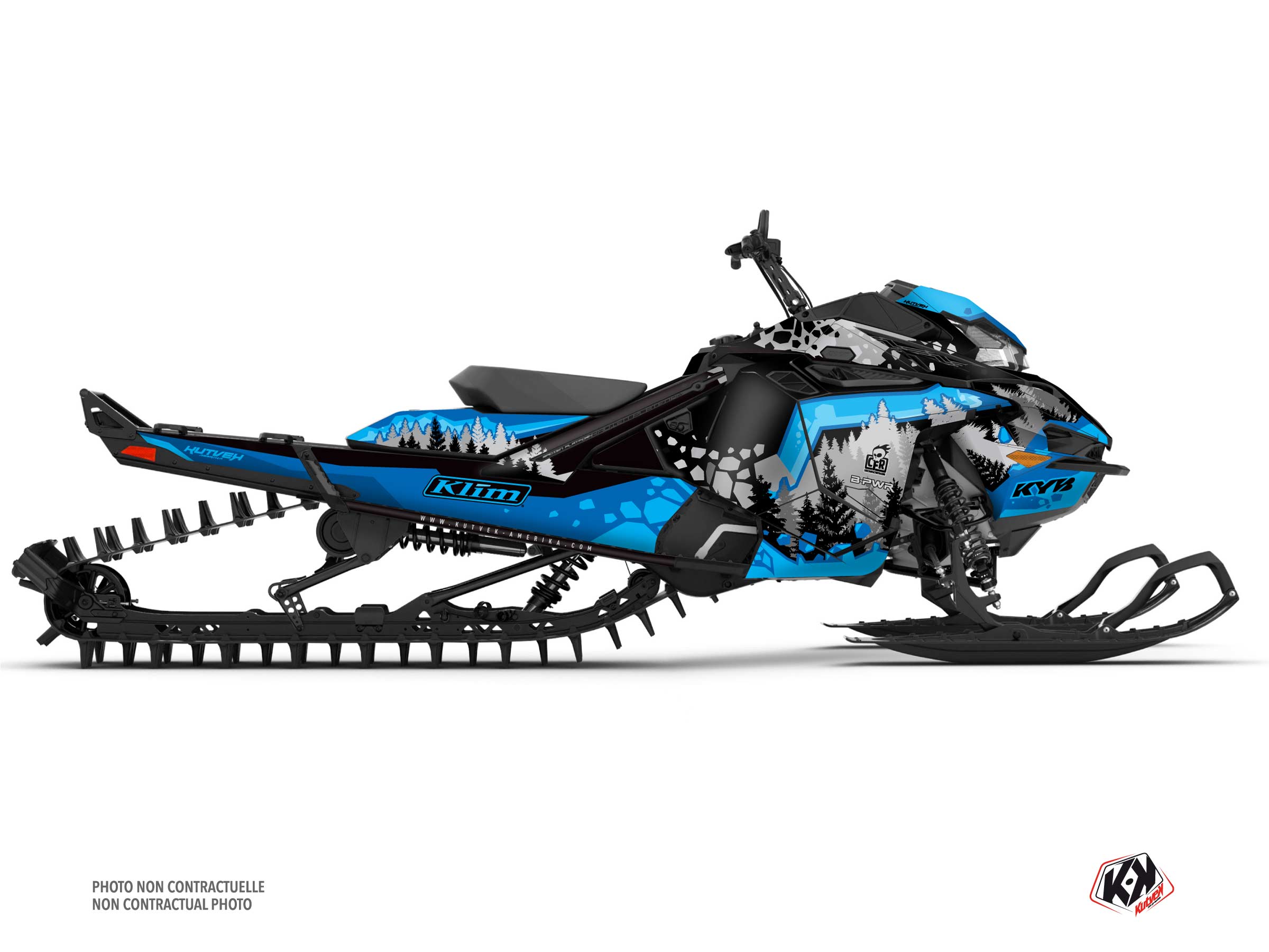 lynx snowmobile garnet serie graphic kit