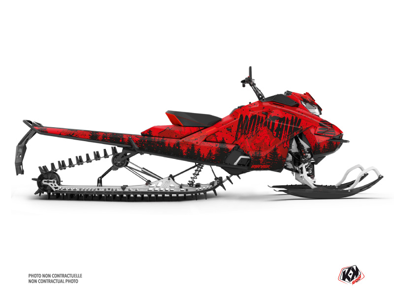skidoo snowmobile backcountry serie graphic kit