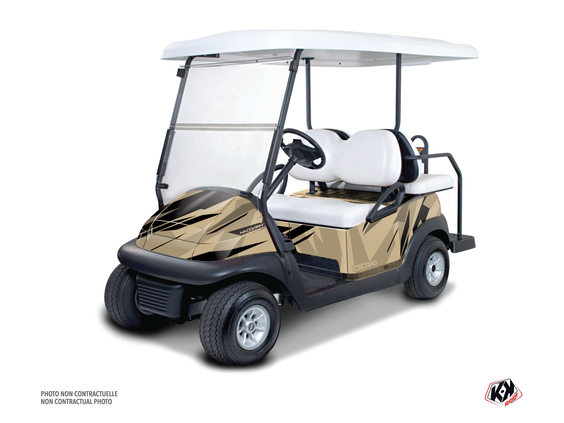 club car golf cart icecamo serie graphic kit