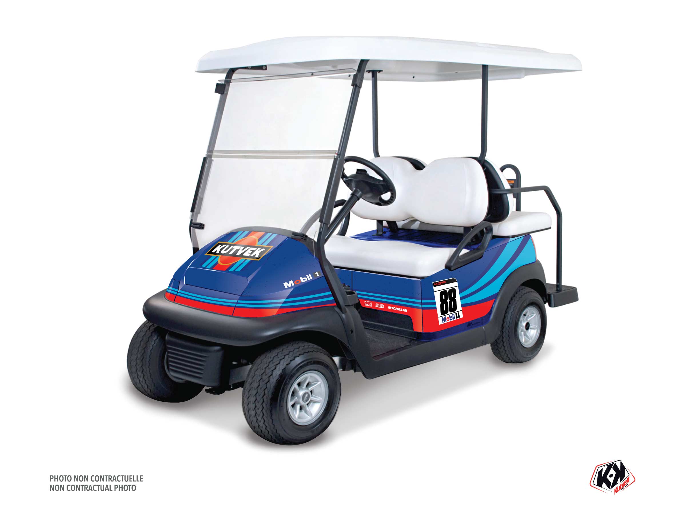kit déco golf cart club car martini série