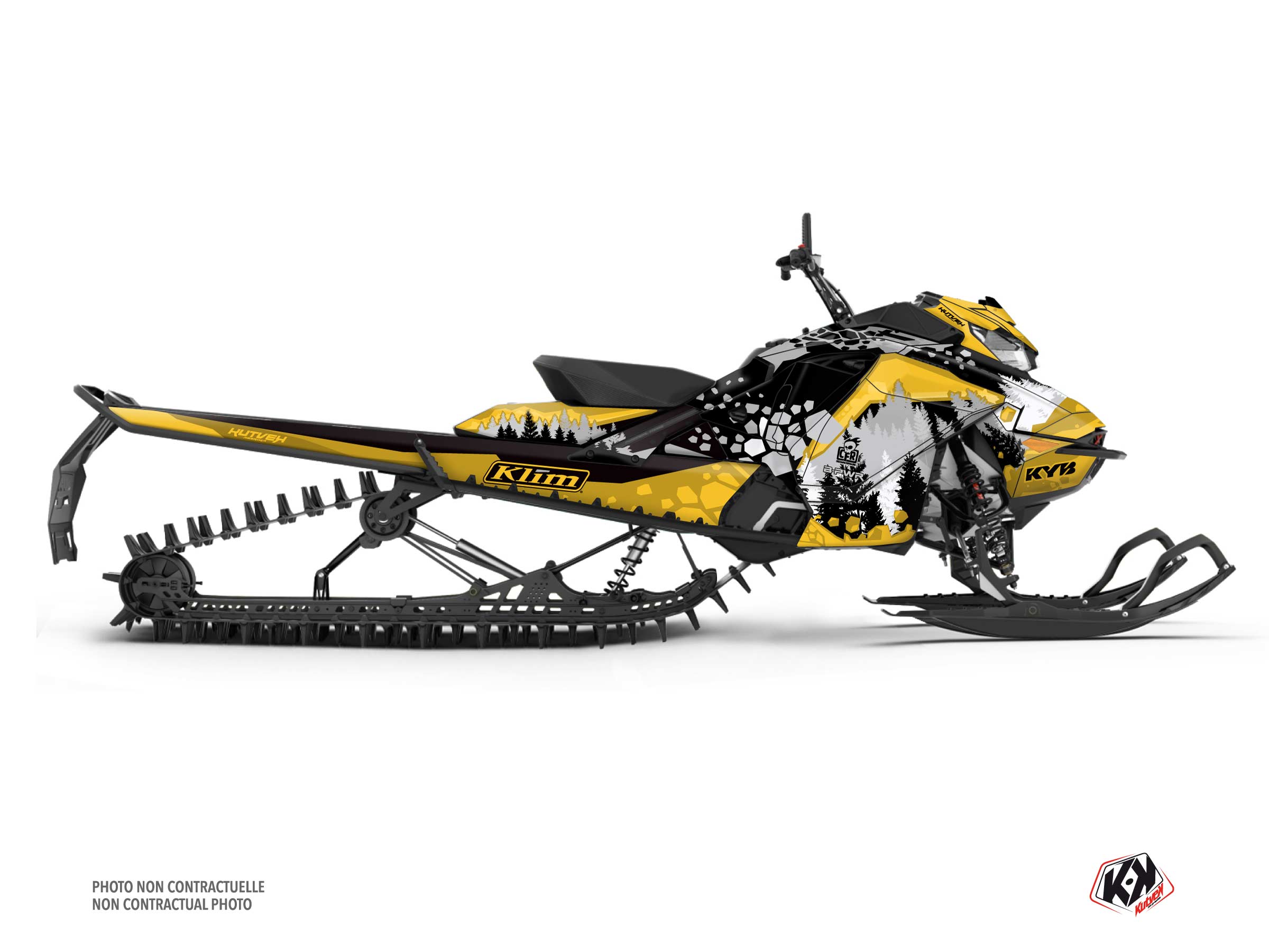 skidoo snowmobile garnet serie graphic kit