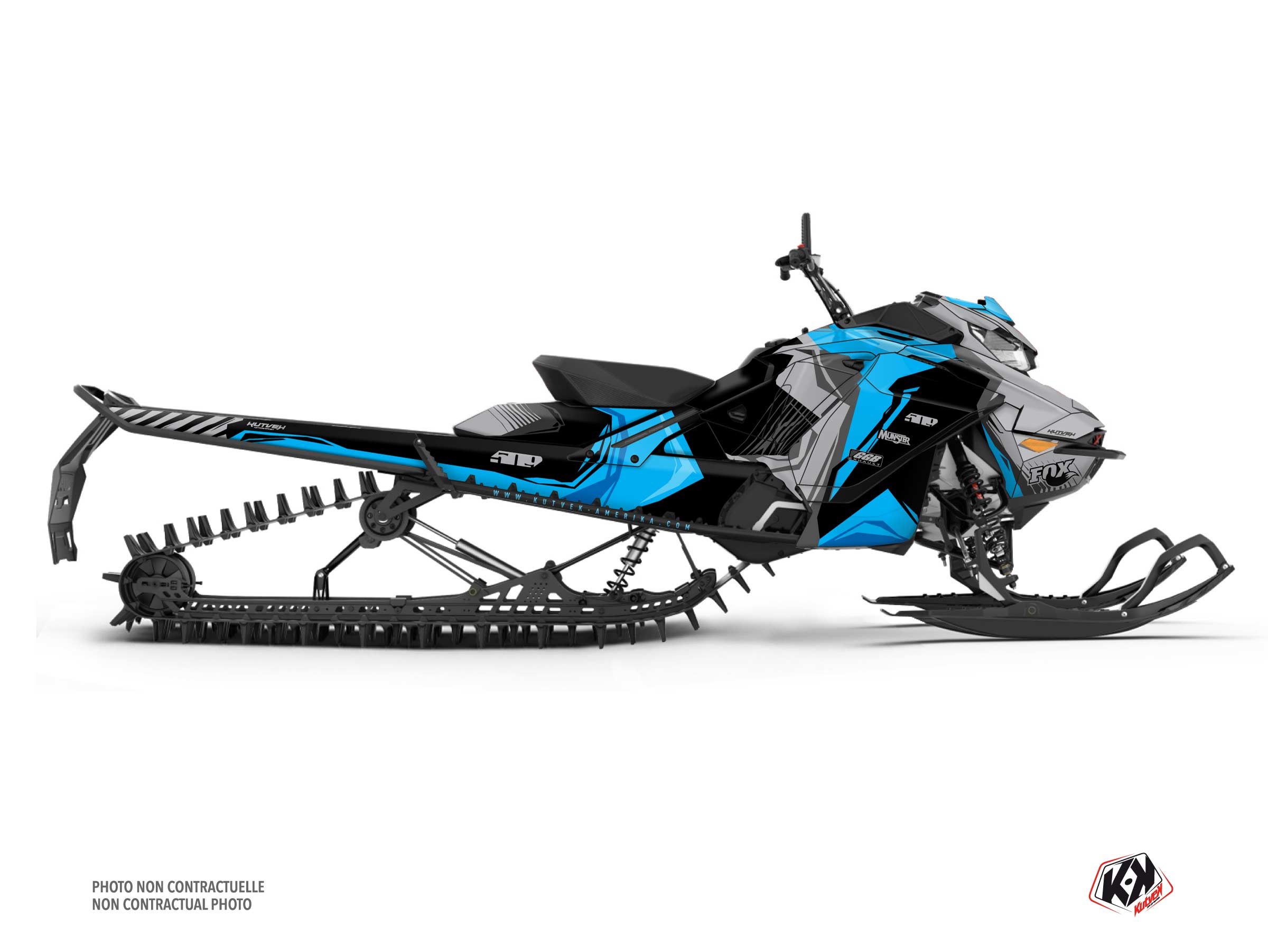 skidoo snowmobile kliff serie graphic kit