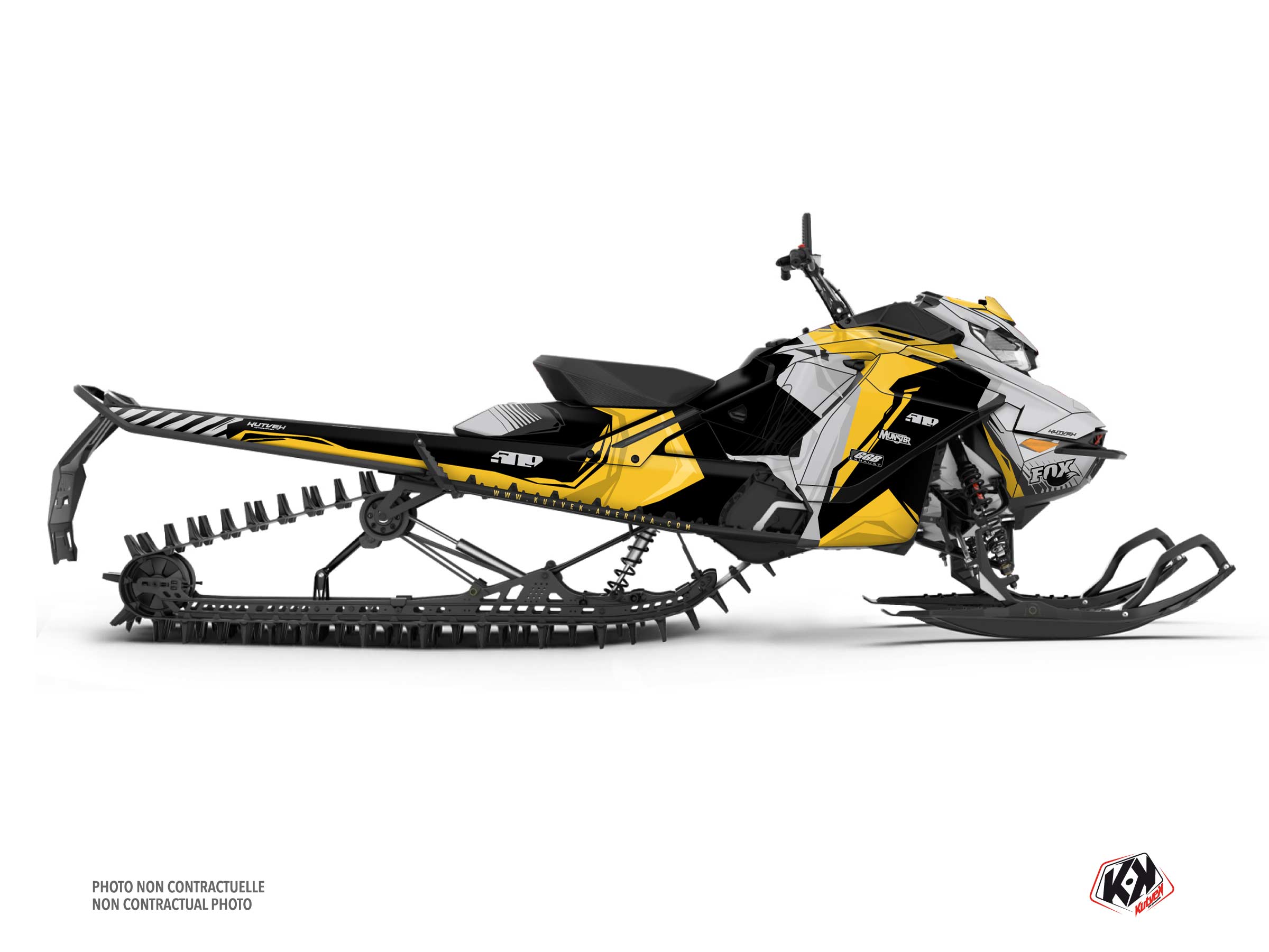skidoo snowmobile kliff serie graphic kit