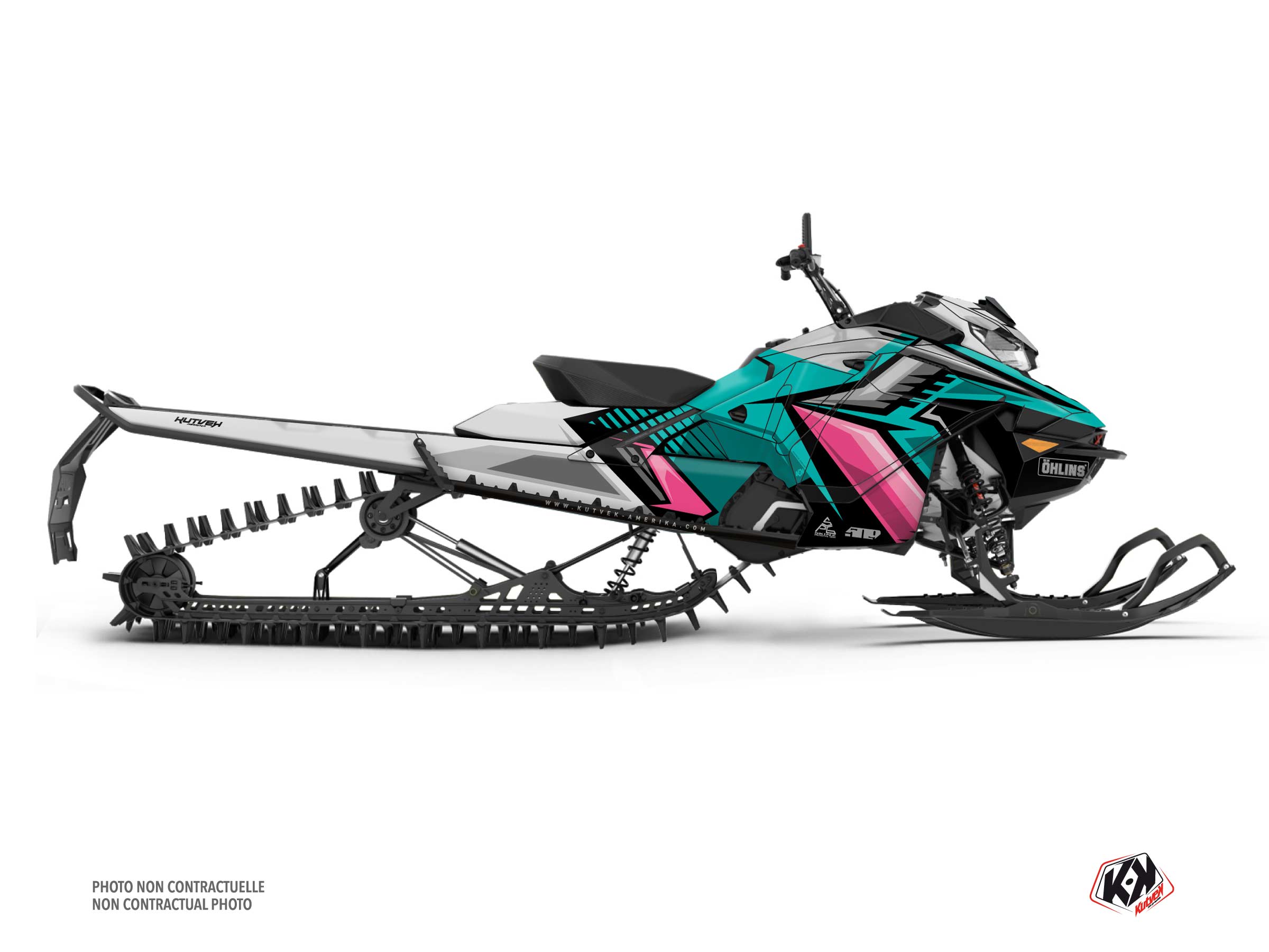 skidoo snowmobile squadron serie graphic kit