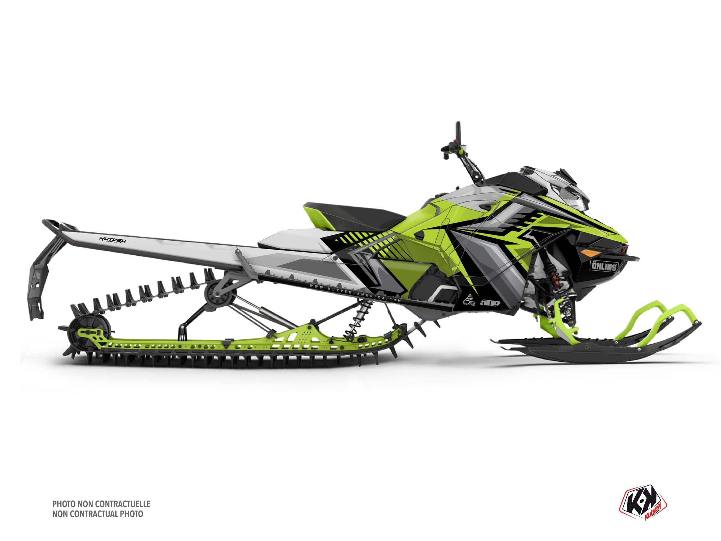 skidoo snowmobile squadron serie graphic kit