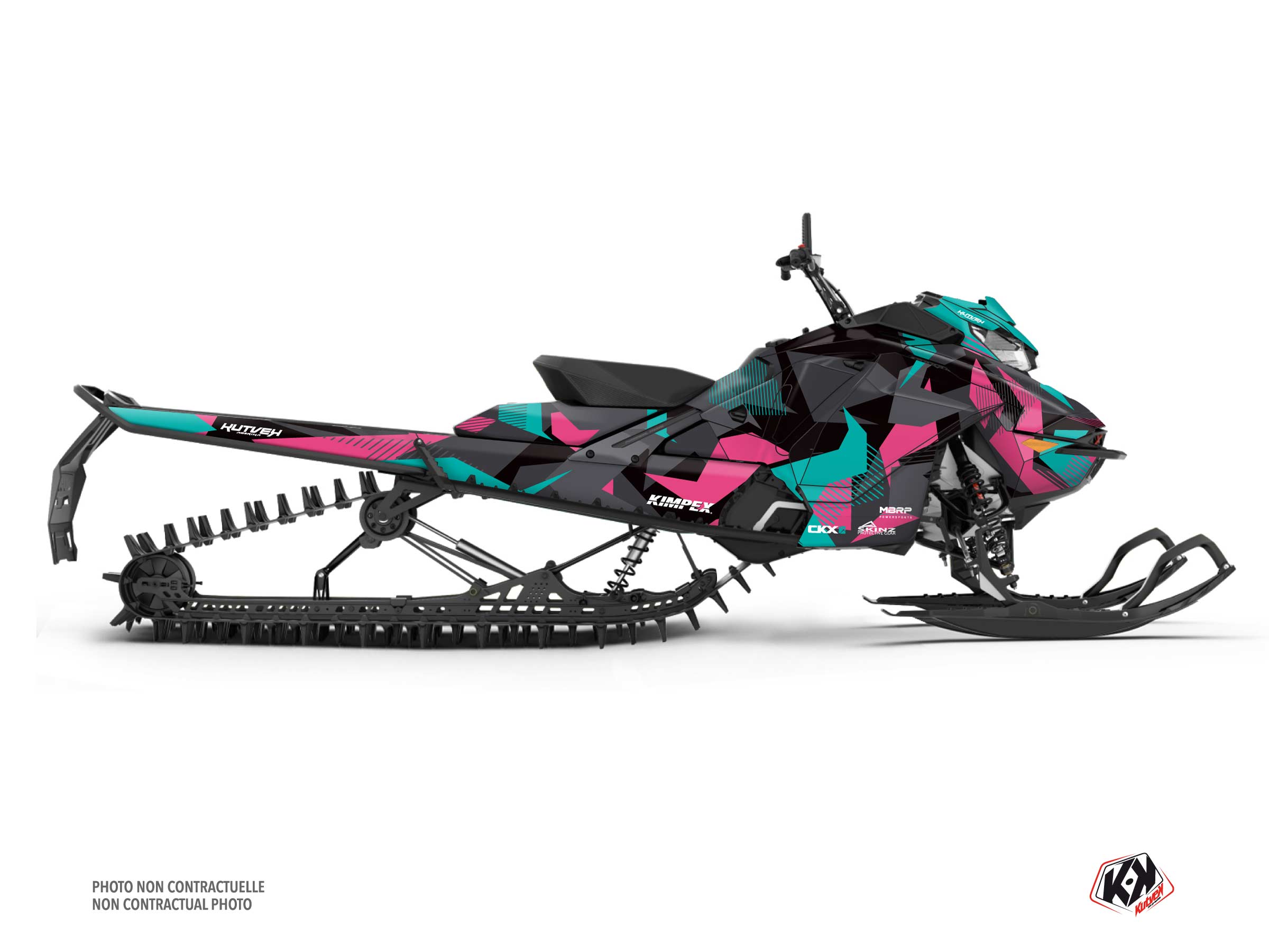 skidoo snowmobile unit serie graphic kit