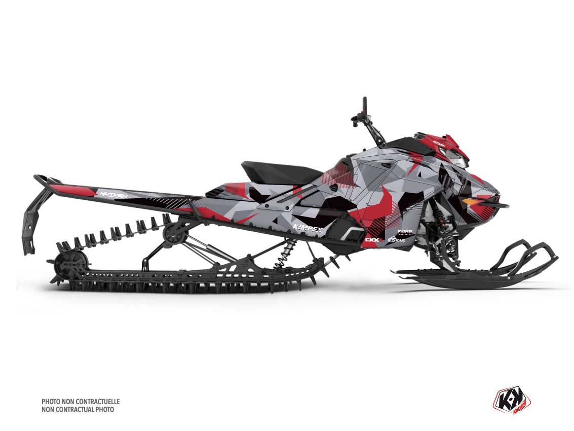 skidoo snowmobile unit serie graphic kit