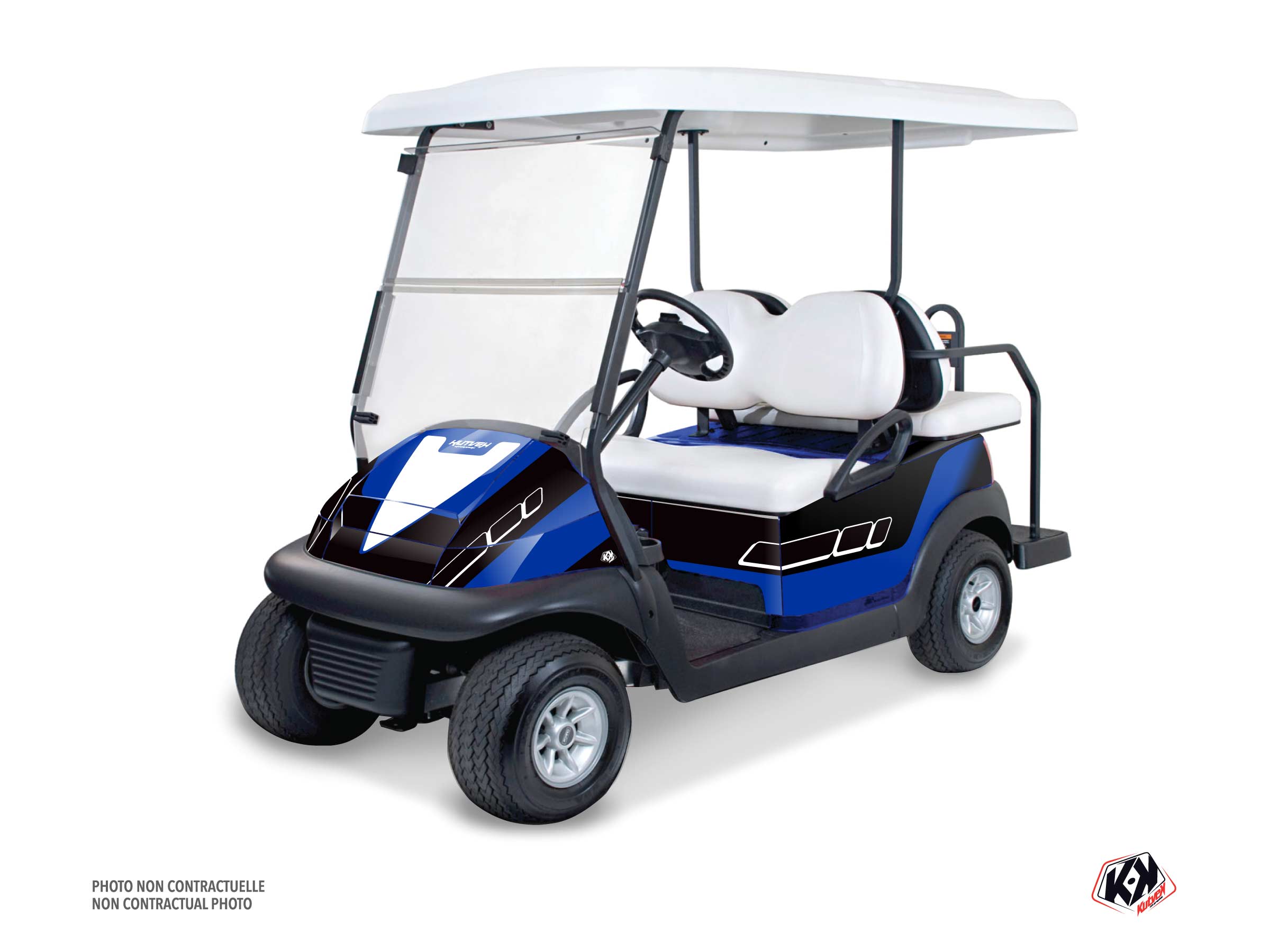 kit déco golf cart yamaha vintage yamaha bleu série